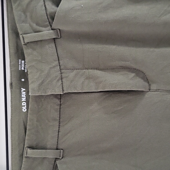 High-Rise Pixie Olive Pant - Picture 3 of 4